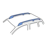 KROVNI NOSAČI UNIVERZALNI ZA KARAVANE 135CM ČELIČNI