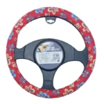 Navlaka za volan cvet crvena glatka 37-39cm